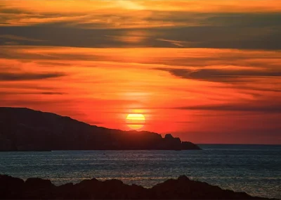 Sunset in Portsoy. Photo Credit - Allan Robertson