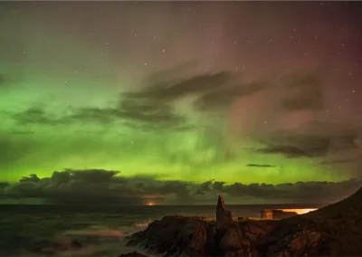 Northern Lights, Portsoy. Photo Credit - Allan Robertson