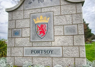 Welcome to Portsoy. Photo Credit - Allan Robertson